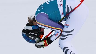 Bild: Marco Trovati/AP/dpa
Für Emma Aicher reichte es nicht zum Gewinn des Abfahrts-Weltcups.