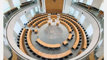 Bild: Boris Roessler/dpa
In Rheinland-Pfalz ist nach der Wahl eine neue Regierungskonstellation wahrscheinlich. (Archivbild)