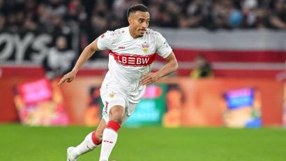 Bild: Harry Langer/dpa
Nationalspieler Jamie Leweling ist angeschlagen. (Archivbild)