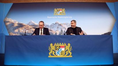 Bild: Karl-Josef Hildenbrand/dpa
Wie geht es nach den Kommunalwahlen weiter in der Koalition? (Archivbild)