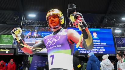 Bild: Robert Michael/dpa
Rodler Toni Eggert beendet seine erfolgreiche Karriere. (Archivbild)