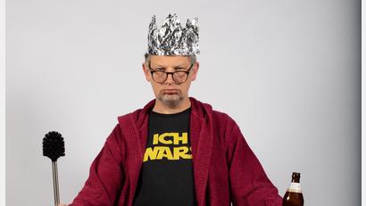 Bild: Dominic Reichenbach/exb
Severin Groebner tritt mit seinem Kabarett-Programm "Ich bin das Volk" im Schmidt-Haus in Nabburg auf.