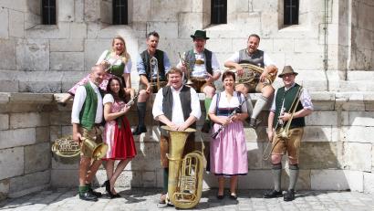 Bild: Daniel Reisinger
Die 6 lustigen Fünf treten bei „Blech & Frech“ auf.