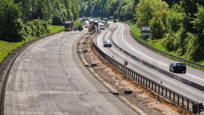 Symbolbild: Stephan Huber
Baustellen auf der Autobahn können ebenfalls oft zu Stau und Verzögerungen führen.