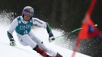 Bild: Gabriele Facciotti/AP/dpa
Erst Olympia-Gold, dann Gesamtsieg im Riesenslalom-Weltcup: Lucas Pinheiro Braathen.