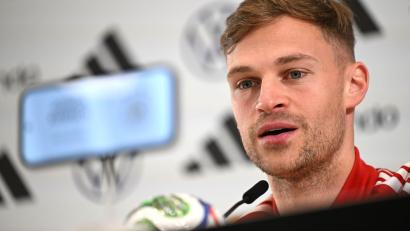 Bild: Federico Gambarini/dpa
Joshua Kimmich geht als Kapitän auch verbal voran.