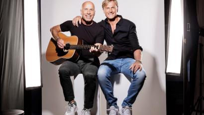 Bild: Susi Knoll/exb
Die Band "Zwoa Achterl – bitte!" tritt im Restaurant Miesberg auf.