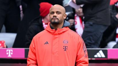 Bild: Sven Hoppe/dpa
Saisonendspurt mit Samstagspielen für Bayern-Coach Vincent Kompany. (Archivbild)