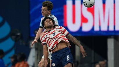 Bild: Mike Stewart/AP/dpa
Sein Führungstreffer reichte nicht: Weston McKennie.