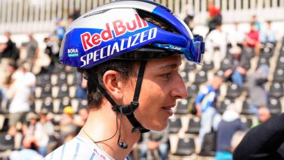 Bild: Nicolás Carvalho Ochoa/dpa
Florian Lipowitz überzeugt bei der Katalonien-Rundfahrt. (Archivbild)