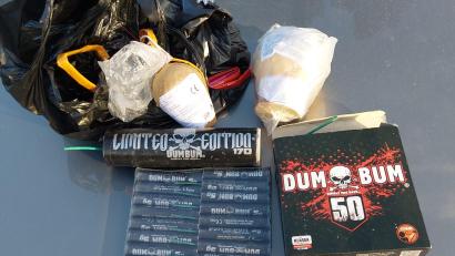 Symbolbild: Bundespolizei
Die Bundespolizei stellte bei Waldsassen Feuerwerkskörper der Kategorie F4 sicher.