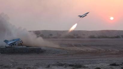 Bild: Sepahnews/ZUMA Press Wire/dpa
Der Iran setzt seine Gegenangriffe fort. (Archivbild)