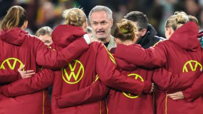 Bild: Robert Michael/dpa
Äußert sich zum Thema Homosexualität im Fußball: Frauen-Bundestrainer Christian Wück. (Archivbild)