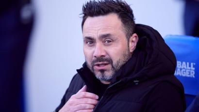 Bild: Adam Davy/PA Wire/dpa
Roberto De Zerbi soll Tottenham Hotspur vor dem Abstieg bewahren. (Archivbild)