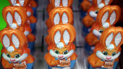 Bild: Karl-Josef Hildenbrand/dpa
Schoko-Osterhasen sind in diesem Frühjahr weniger gefragt als üblich. (Symbolbild)