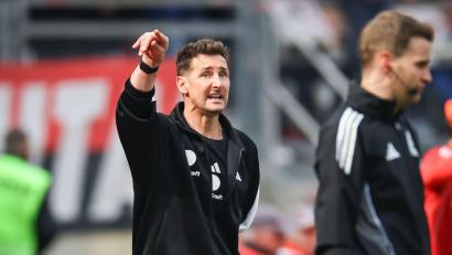 Bild: Daniel Karmann/dpa
Miroslav Klose will an die Erfolge vor der Länderspielpause anknüpfen. (Archivbild)