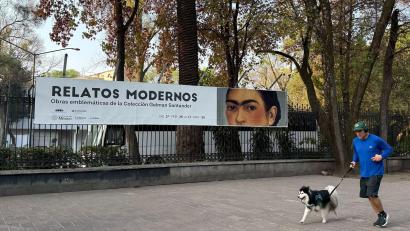 Bild: Andrea Sosa Cabrios/dpa
Ein Teil der Sammlung Gelman Santander ist derzeit nach fast 20 Jahren erstmals in Mexiko zu sehen. (Archivbild)