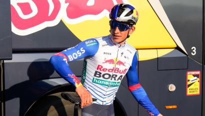 Bild: Nicolás Carvalho Ochoa/dpa
Für die Form im Baskenland: Florian Lipowitz. (Archivbild)