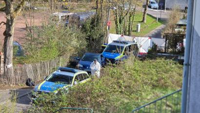 Bild: Kevin Schößler/dpa
Die Sackgasse führt zu einer Treppe.