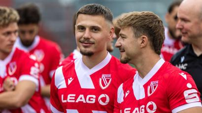 Bild: Frank Hammerschmidt/dpa
Erik Engelhardt schoss drei Tore gegen 1860.