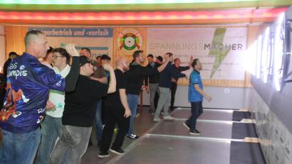 Bild: Konrad Rosner
Dart-Wettkampf pur im Schützenheim in Mähring.