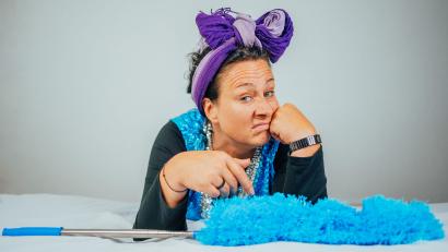 Bild: Romina Schiegl/exb
Ines Procter ist die "närrische Putzfraa".