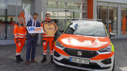 Bild: David Prifling
Das neue Einsatzfahrzeug der BRK Bereitschaft Schmidgaden ist einsatzbereit.