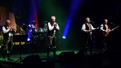 Bild: Helmut Kunz
Kastelruther-Spatzen-Sänger Norbert Rier präsentierte sich nach seiner Herz-OP wieder fit.