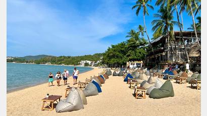 Bild: Carola Frentzen/dpa
Gerade auf der beliebten Insel Ko Samui erwartet die Tourismusbranche einen deutlichen Einbruch der Touristenzahlen. (Archivbild)