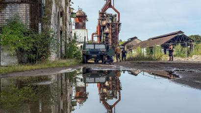 Bild: Wolfgang Steinbacher
Für den Dreh organisierten die Filmemacher sogar zwei Militärfahrzeuge.