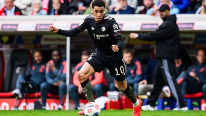 Bild: Tom Weller/dpa
Ist noch nicht in Bestform: Jamal Musiala (Archivbild)