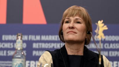 Bild: Jens Kalaene/dpa
Valeska Grisebach tritt in Cannes mit „Das geträumte Abenteuer“ an. (Archivbild)