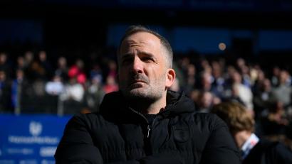 Bild: Gregor Fischer/dpa
Manuel Baum genießt seine Rolle beim FC Augsburg. (Archivbild)