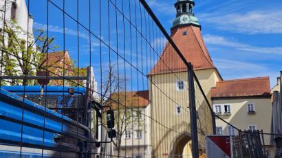 Bild: Stadt Weiden
Die Sperrung am Unteren Tor in Weiden beginnt am 13. April.