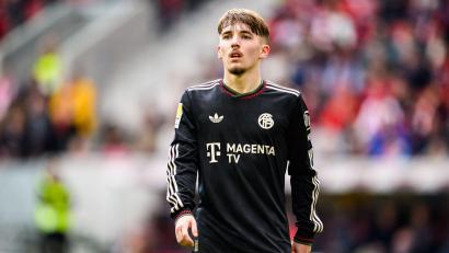 Bild: Tom Weller/dpa
Lennart Karl fehlt dem FC Bayern vorerst verletzt. (Archivbild)