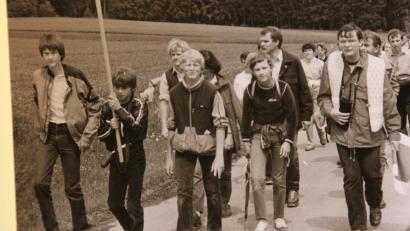 Bild: Karl Scheidler
Auch viele Kinder und Jugendliche nahmen stets an dieser Wallfahrt teil.