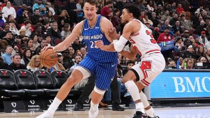 Bild: Nam Y. Huh/AP/dpa
Franz Wagner und die Orlando Magic dürfen auf die direkte Playoff-Qualifikation hoffen.