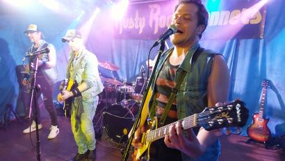 Bild: Kunz
Die "RustyRoadRunners" rocken den "Kulturbahnhof Parapluie".