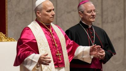 Bild: Gregorio Borgia/AP/dpa
Leo kritisierte unter anderem den Missbrauch von Religion für Gewalt.