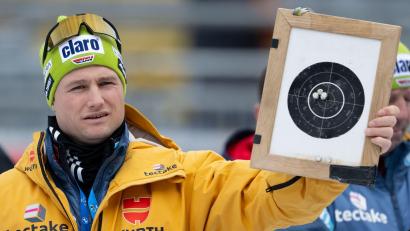 Bild: Sven Hoppe/dpa
Sverre Olsbu Röiseland wird Cheftrainer der norwegischen Biathletinnen. (Archivbild)