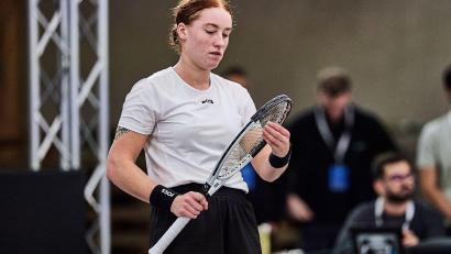Bild: Mathias Schulz/dpa
Weil Ella Seidel ihr Einzel verlor, könnten Deutschlands Tennis-Frauen im Billie Jean King Cup nochmals absteigen. (Archivbild)