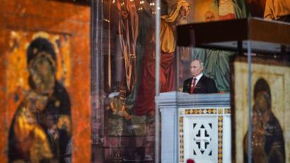 Bild: Oleg Varov/Russian Orthodox Church Press Service/AP/dpa
Kremlchef Wladimir Putin hat zum orthodoxen Osterfest eine Waffenruhe in seinem Angriffskrieg gegen die Ukraine angeordnet.