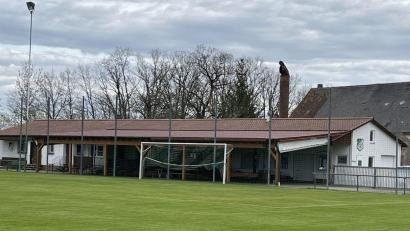 Bild: ct
Das Sportheim des 1.FC Schlicht wird energetisch saniert.