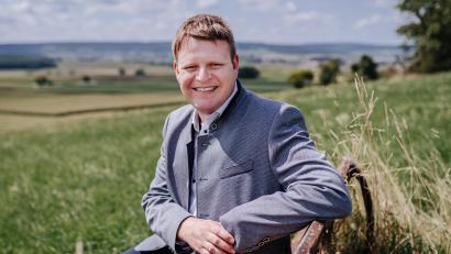 Bild: Leah Gruber/exb
Der gebürtige Weidener Markus Gläser übernimmt im Mai als Landrat in Weißenburg-Gunzenhausen.