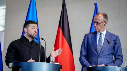 Bild: Kay Nietfeld/dpa
Deutschland und die Ukraine wollen noch enger zusammenarbeiten.