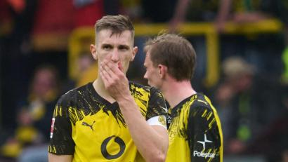 Bild: Bernd Thissen/dpa
Im neuen Vertrag von Nico Schlotterbeck beim BVB soll eine Ausstiegsklausel verankert sein. (Archivbild)