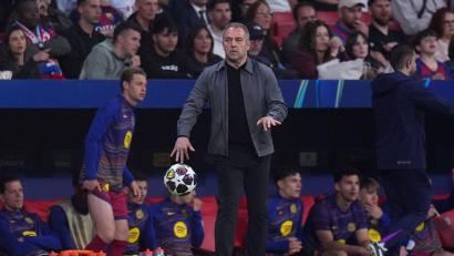 Bild: Manu Fernandez/AP/dpa
Für Hansi Flick war mit Barcelona im Viertelfinale Endstation.