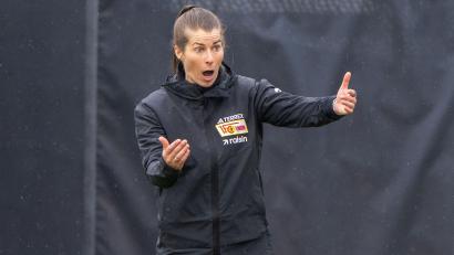 Bild: Matthias Koch/dpa
Marie-Louise Eta soll Union Berlin zum sicheren Klassenerhalt führen.