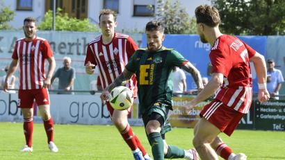 Bild: Hubert Ziegler
Von Gegnern zu Teamkollegen: Marco Wiedmann (in Grün) wechselt zur neuen Saison als Spielertrainer zum TSV Buch.