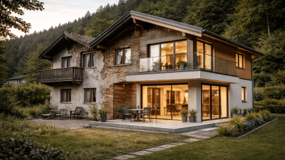 Grafik: mit KI generiert/Landratsamt Tirschenreuth/Dominik Göhl
Ziel des Leerstandswettbewerbs des Regionalmanagements ist es, Bauwerbern im Landkreis Tirschenreuth zu zeigen, dass man auch einen Altbau schön sanieren und modern darin wohnen kann - wie dieses von der KI generierte Bild verdeutlicht.